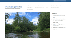 Desktop Screenshot of ljustorpsfisket.se